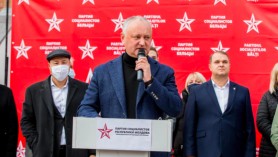 Dodon, la Bălți: „Noi vom da jos molima galbenă”